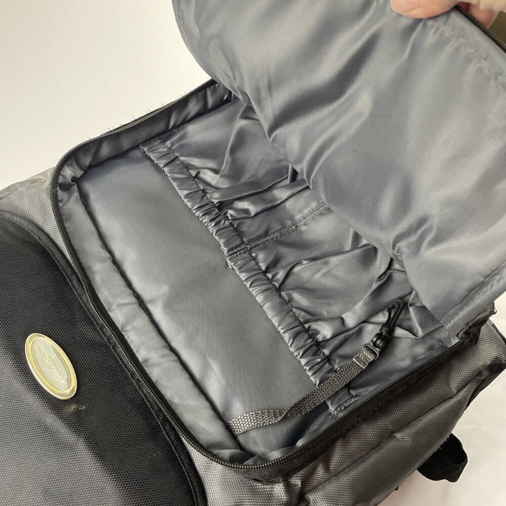Eddie Bauer First Adventure Cascade Diaper Bag Backpack Gray Insulated Pockets - Picture 8 of 13